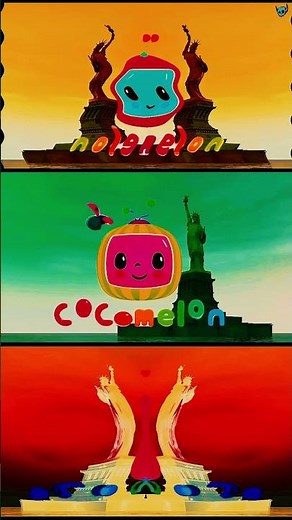 Cocomelon Intro Logo At Liberty Statue Effects Sponsored By Klasky Csupo 2001 Effects #shorts