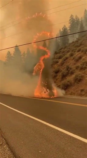 Fire Tornadoes Are Scary And Beautiful