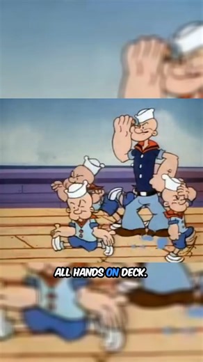 Ain’t nothin’ like a lil’ green boost to fix what’s broke! #Spinach #Popeye #Spinachstrength #Sailor #Classiccartoons | Popeye