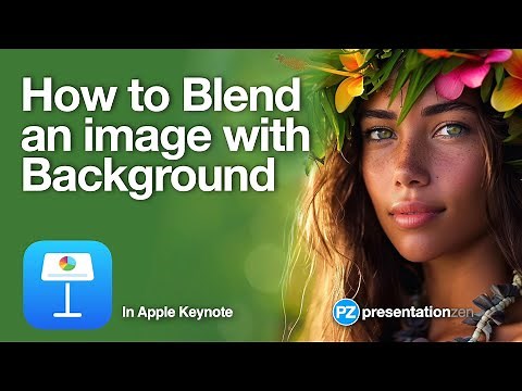 How to Make a Transparent Gradient to Blend Image with the Background (Keynote tutorial)