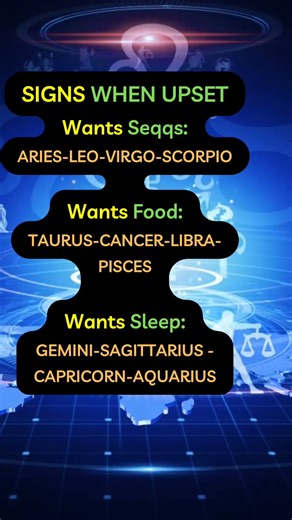 Zodiac signs when upset