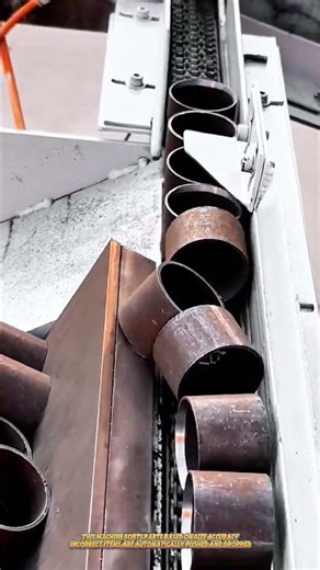 Automatic Sorting Conveyor Machine Rejects Wrong Size Parts with Precision Control #machine