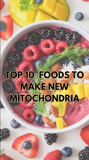 Top 10 Foods That Boost Mitochondria (More Energy Fast) #mitochondria #energylevels #healthtips