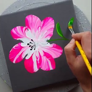 1.3M views · 30K reactions | A useful way to paint a pink flower | Easy Painting ideas | Designer Gemma77 | Facebook