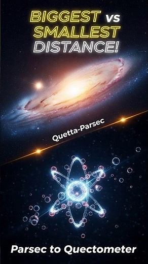 The BIGGEST & SMALLEST Distance Ever Measured! 🤯#YouTubeShorts