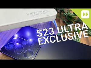 S23 Ultra EXCLUSIVE - First Look Whitestone Dome Screen Protector!