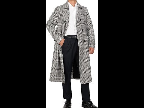 Lisskolo Mens Wool Blend Pea Coat Review - Pros & Cons - Men's Wool Blend Coat