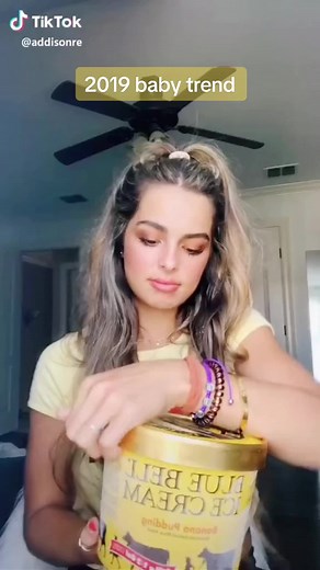 Cute Ice Cream Moments with Addison Rae in 2019