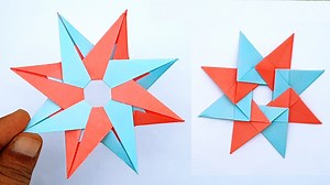 9.2K views · 65 reactions | Easy Origami Star Tutorial For Beginners | Star Making With Paper | Room Decorations Paper Star How to make paper star easy step by step | easy origami star making instructions #PaperStarMaking #StarMakingWithPaper #EasyOrigamiStar | Mr. Creator | Facebook