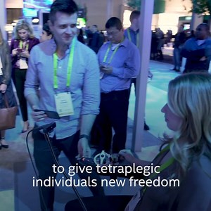 Meet Wheelie, the world’s first expression-controlled wheelchair. Developed by #Intel and HOOBOX Robotics, Wheelie uses Intel RealSense Cameras and #AI to bring new autonomy to people who are wheelchair bound. #CES2019 | Intel