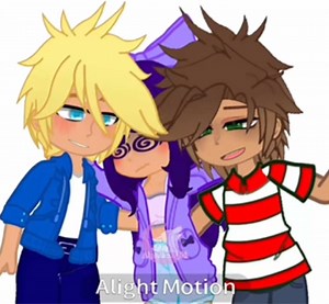 Beso de tres: Gacha Meme con Aphmau y amigos