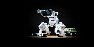 GEIO is a Kickstarter FPS battle bot with visual recognition