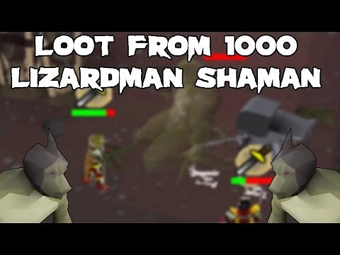 Loot From 1000 Lizardman Shaman