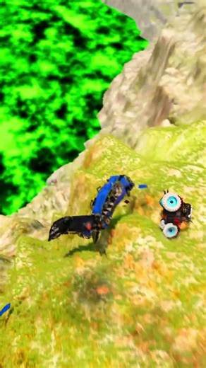 Cars vs Giant Lava Pit – BeamNG.drive 104 #beamng #shorts #beamngdrive #automobile #usa #car #india