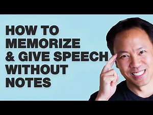 Kwik Brain Episode 11: How To Memorize & Give Speech Without Notes