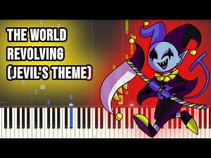 How to play: Toby Fox - Deltarune - The World Revolving (Jevil's Theme) | Piano Tutorial