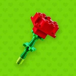 4.2K views · 73 reactions | Nog geen roos gekocht? Zelf bouwen ❤️❤️❤️ Construire votre propre rose de la Saint-Valentin! | LEGO | Facebook
