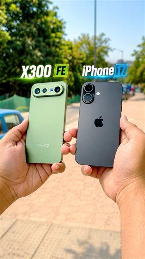 Vivo X300 FE Vs iPhone 17 Zoom Test 📸 ! #Shorts