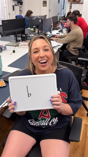 Jomboy Media on Instagram: "What’s the proper way to write a lowercase “b”? #handwriting #penmanship #education"