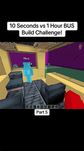 10 Seconds vs 1 Hour Bus Build Challenge