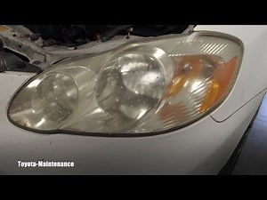 Toyota Corolla Headlight Restoration with 3M kit