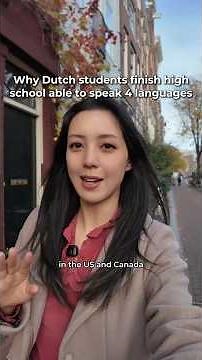 The Dutch education system teaches students 4 languages #bilingual #languagelearning #education