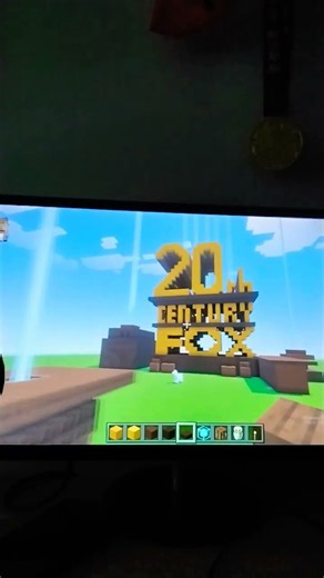 20th century fox logo in minecraft