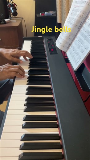 Jingle Bells. Piano Learning Day 7- #piano #p #learninstrument #pianomusic #hanszimmer