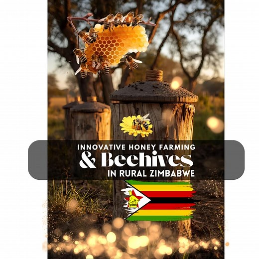Rural Innovation: Wild Honey Farming and Tree Trunk Beehives by Villagers in Rural Karoi, Mashonaland West, Zimbabwe. Take a look at the innovative ways these villagers are producing honey in Karoi. When their need for survival meets creativity innovation is birthed. A Project Supported by Angel of Mercy Trust since 2022. Further info: 263719163973 #biodiversity #conservation #sustainability #beekeeping #honeycombs | Brighton Ngarava