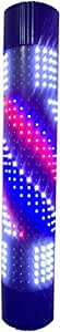 33" Colorful Rotating LED Salon Light, Barber Pole,Barber Poles Outdoor,Barber Shop Signs Pole Rotating Illuminated Light Hair Salon Shop Beauty Sign,Wall-Mounted,Outdoor rain-Proof