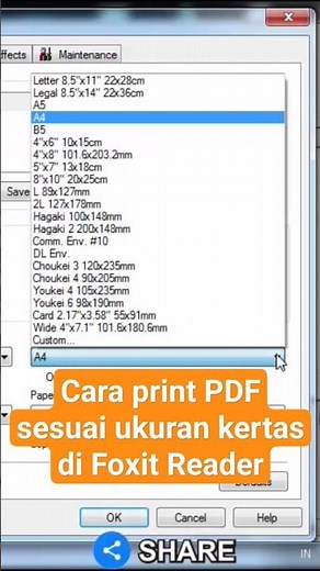 cara print PDF sesuai ukuran kertas di Foxit Reader #simplenewsvideo #shorts #yearofyou