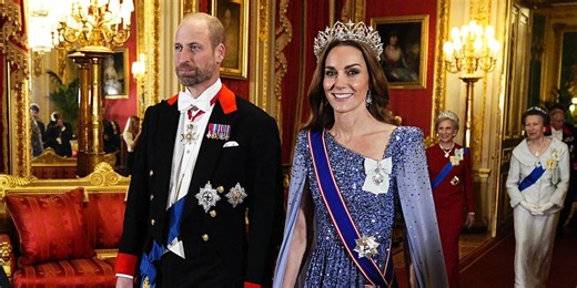 Princess Kate stuns in floor-length gown and tiara she has never worn before