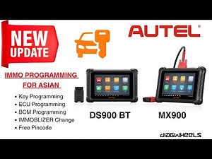 KEY PROGRAMMING IN AUTEL DS900 BT, MX900_ NEW UPDATE FOR AUTEL DIAGNOSTIC TOOL IMMO PROGRAMMING