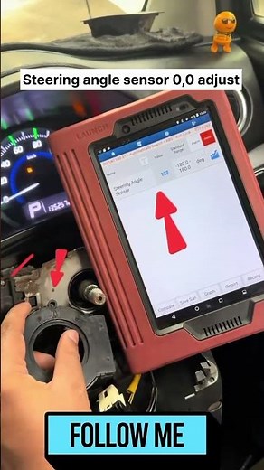 Car Steering Angle Change Reset with Scanner | Professional Wheel Alignment Fix