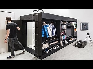 INCREDIBLE BEDROOMS AND SPACE-SAVING FURNITURE FOR SMALL ROOMS
