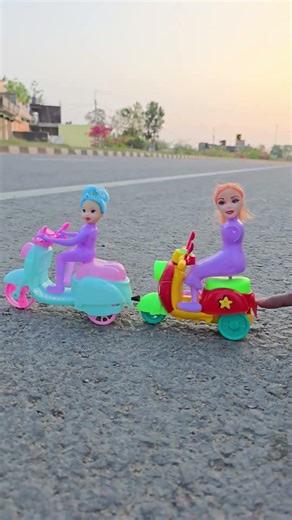 Remote Control Scooty Girl And Monkey Scooter Unboxing And Testing Short ||