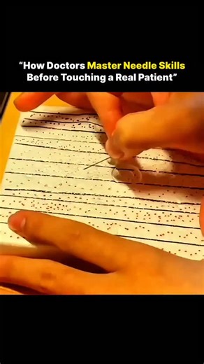 Wealth | Finance | Tech on Instagram: "Before working with real patients, medical students train on specialized simulation pads designed to mimic human skin and veins. These practice tools help them develop steady hands, precise needle control, and the confidence needed for safe IV insertion and blood-draw procedures. By mastering these skills in a controlled environment first, future doctors ensure greater accuracy, reduced patient discomfort, and safer care once they enter clinical settings. #