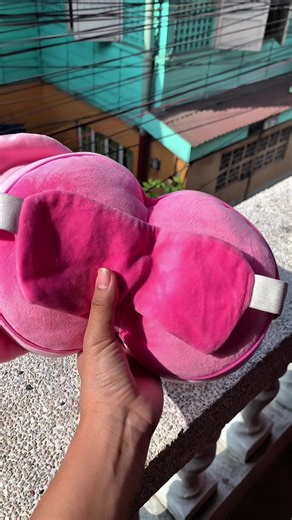 Super Cute 2-in-1 Travel Pillow and Eye Mask