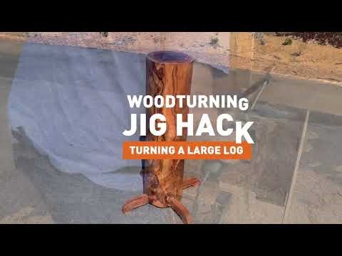 DIY Log Woodturning Hack | Arbortech Tools