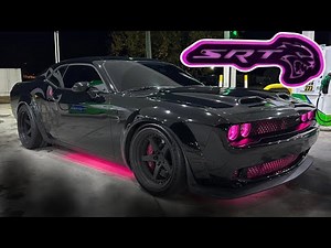 BUILDING A HELLCAT CHALLENGER IN 10 MINUTES! *insane build*