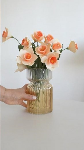 DIY Paper Daffodil 🌼 Easy Spring Craft