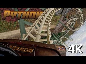 POV: Python (Front Row) at Winter Efteling 2025 4K 30FPS | Arrow Dynamics & Vekoma | Corkscrew