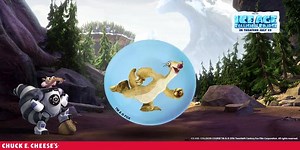 Add some extra play into your day. Head to Chuck E. Cheese’s and grab a free Ice Age: Collision Course Bouncy Ball with food purchase! http://bit.ly/29E9E9L | Chuck E. Cheese