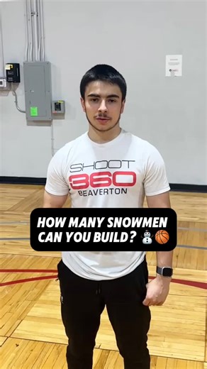 SHOOT 360 | BASKETBALL on Instagram: "☃️ How many snowmen can YOU build? Snowman Builder is the ultimate winter-themed shooting challenge at Shoot 360 — Make 4 shots in a row to build a snowman and move to the next spot. ❄️ Each time you go 4-for-4… BOOM, another snowman ⛸️🎯 🎯 4 straight = 1 snowman ➡️ Move to the next location 🔁 Repeat until you miss! It’s simple. It’s fun. It’s sneaky tough. How many snowmen would you build in a row? #Shoot360 #SnowmanBuilder #WinterBuckets #BasketballTrain