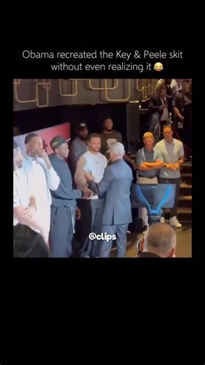 CLIPS on Instagram: "🇺🇸 Interesting fact: Key and Peele (2012-2015) — When Obama greeted Team USA and gave the Black athletes warm daps while giving the white athletes polite handshakes, the moment instantly went viral because it looked almost identical to the Key and Peele “Obama Meet and Greet” sketch. Keegan Michael Key later said he was shocked at how closely the real interaction matched their comedy bit. Fans joked that reality had finally confirmed the sketch, and several sports outlets 