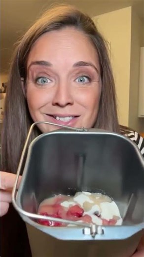 Turns out my bread machine isn’t just for bread 🍓🤍 This strawberry jam is made right in the