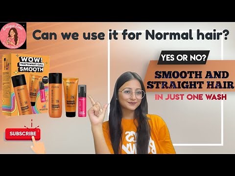 Matrix Opti.care smooth and straight shampoo & conditioner || 100% honest review ||By kritika verma
