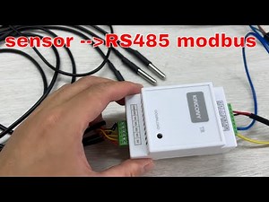 ESP32 temperature humidity sensor to RS485 modbus converter - TR