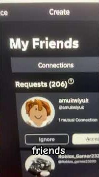 How to change connections to friends in roblox