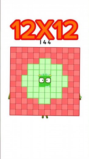 Numberblocks Square 1-144